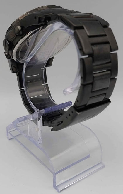 ARMANI Exchange men's Chronograph black stainless steel watch black Boxed