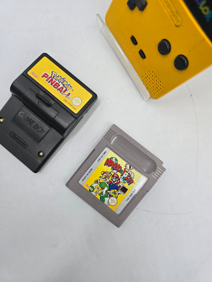 Gameboy Color Yellow With 2 games