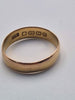 22ct Yellow Gold Wedding Band Ring - Size O - 3.20 Grams