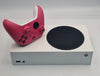 Microsoft Xbox Series S 512GB white gaming console with 1 pink controller and all leads UNBOXED