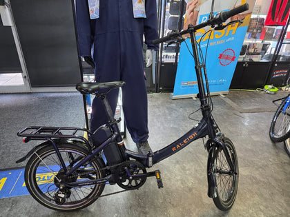 Raleigh Stow-E-Way - Folding Electric Bike - Dark Blue