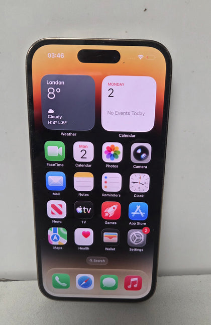 Apple 14 PRO, 128GB UNLOCKED 85% Battery health