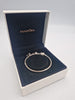 Pandora small 925 silver bracelet with two charms BOXED
