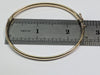 9CT GOLD HALF PATTERNED BANGLE PRESTON STORE