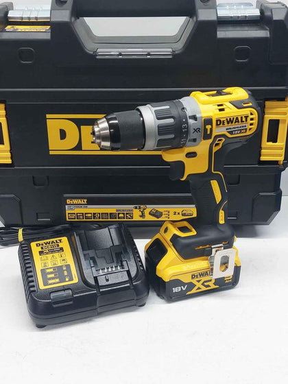 DeWALT 18v Cordless Brushless LI-ION Combi Hammer Drill With 18V 5.0AH Batter, DCB115 Charger & T-Stak Case.