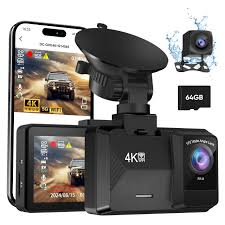 **September Sale** ORSKEY Dash Cam Front and Rear Built-in 5GHz WiFi, 4K+1080P Dual Dash Camera for Cars with 64GB SD
