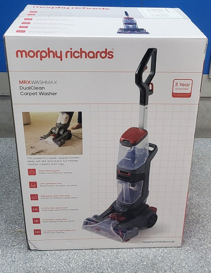 Morphy Richards DualClean Carpet Washer MRXWASHMAX - Boxed