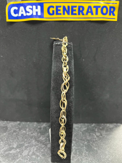 14ct Gents Bracelet, 5.61g