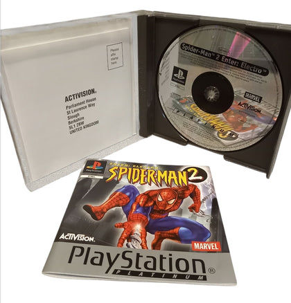 Spiderman 2 Enter Electro Platinum PS1