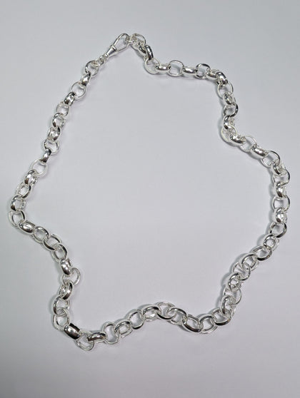 Brand New Silver 925 Large Hoop Chain
