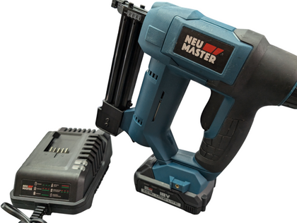 NEU MASTER 18V CORDLESS NAIL GUN WITH BATTERY & CHARGER PRESTON STORE