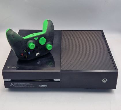 Microsoft Xbox One Console 500GB black with power A controller and all leads UNBOXED