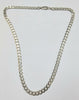 Silver Curb Chain 20"