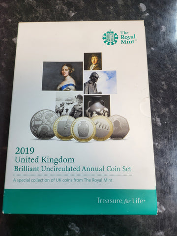 2019 Royal Mint Annual Brilliant Uncirculated 13 Coin Set