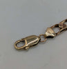 9CT 375 HALLMARKED, Curbed Bracelet, 8", 14.3g