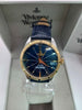 Vivienne Westwood VV192NVNV Conduit, Black Leather Strap, Analogue Watch, Boxed