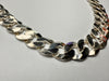 Brand new heavy sterling silver curb chain 24"