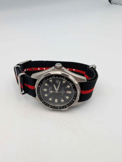 **RARE** Vintage Sekonda Tidemaster Quartz Divers Style Watch - Unboxed With NATO Strap