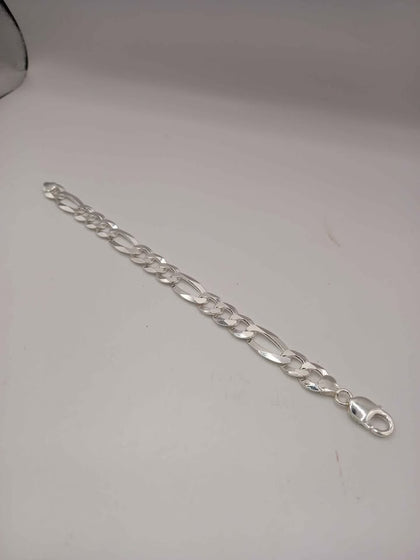 ***BRAND NEW*** 23.8G Figaro Silver Bracelet, 8