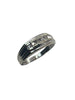 White Gold Diamond Ring - 9ct - 4.6g - Size X