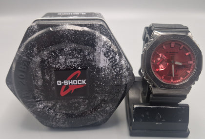 AX G-Shock Red Face Watch Boxed