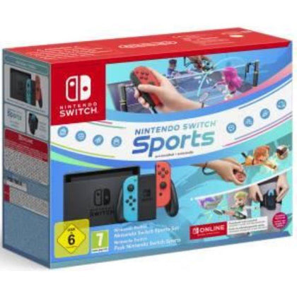 Nintendo Switch V2 Console ** Boxed ** ( Doesn't include Switch Sports )