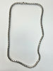 18ct White Gold 21" Box Chain