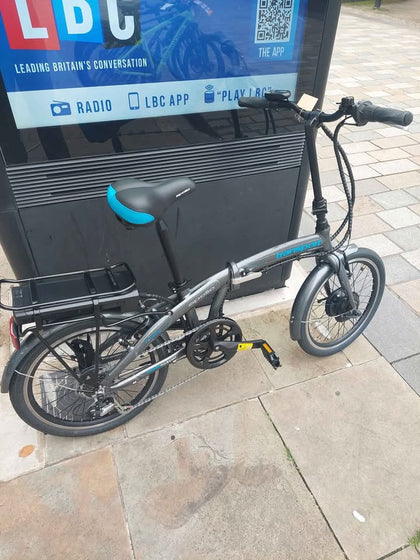 Apollo Transport Electric Folding Grey Bike - 20