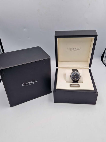 **DEAL** Christopher Ward C65 WH717 Black Limited Edition Manual Wind Up Gents Dress Watch - Boxed