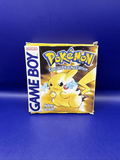 GameBoy Color Pokemon Yellow Version Boxed With Trainer Guide - Chesterfield