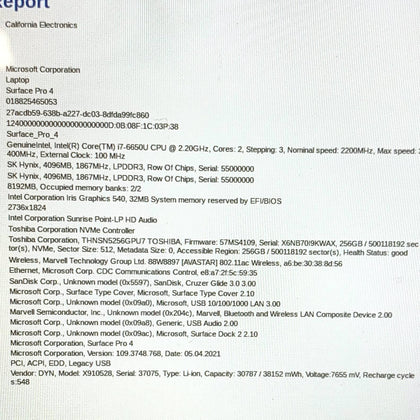 Microsoft Surface Pro 4 1724 12
