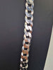 925 Sterling Silver Thick Curb Chain Necklace - Weight 151.7 Grams - Length 28"