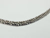 18" 9ct white gold twist necklace