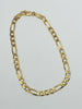 8" 9ct Figaro Bracelet with Lobster Clasp