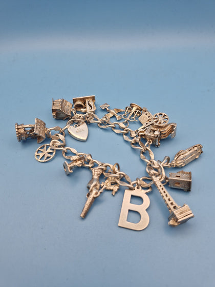 925 Silver Charm Bracelet.