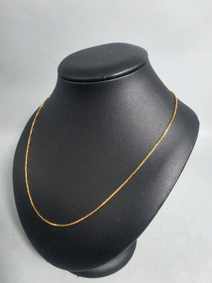 18ct GOLD NECKLACE 4.2G 750 16'' in Length