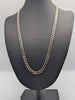 9ct Yellow Gold 5mm Thick Curb Chain Necklace - 24" Long - 21.27 Grams