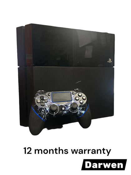 Playstation 4 Console, 500GB Black, Unboxed