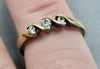 9ct Gold 3 stone ring