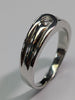 18CT White Gold Overlap Ring
