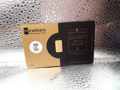 1G Karatbars 24ct Gold Bar