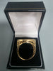 9CT Gold Ring With 22CT Full Sov 15.6G HM Size X