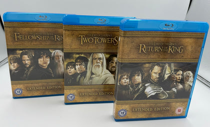 *The Lord Of The Rings The Motion Picture Trilogy Extended Edition Blu Ray Box Set