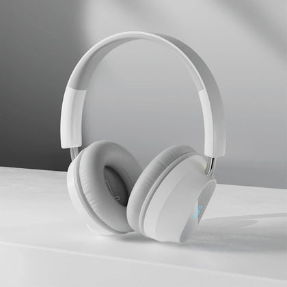 Bluetooth Headphones Over-ear Lightweight Wireless Headphones Hi-fi Stereo Led Power Display.