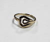 9ct Yellow Gold Art Deco Style Ring - 1.75G - Size N - Hallmarked