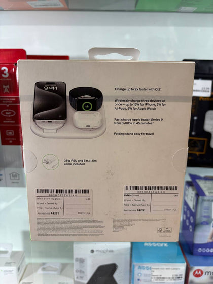 Belkin 3-in-1 magnetic foldable charger
