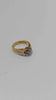 18ct Yellow Gold (750) Ladies Ring With Diamond Stone - Size M - 4.40 Grams