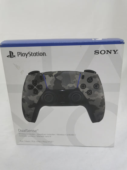 Playstation DualSense Wireless Controller Grey Camouflage w/ Original Box (LIKE NEW CONDITION).