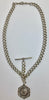 Silver Albert Chain - 19”