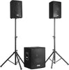 Vonyx VX1015BT 2.1 Active Speaker Kit, 15-Inch Subwoofer, Bluetooth